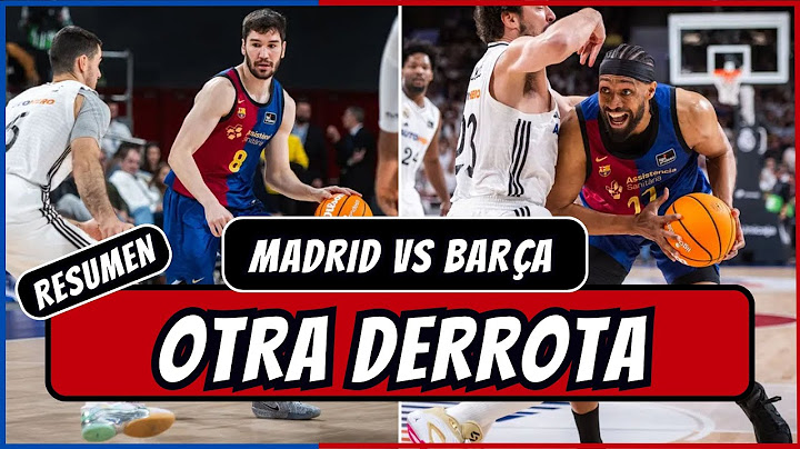 🔵🔴RESUMEN ACB MADRID VS BARÇA(73-71)-OTRA DERROTA AL FINAL