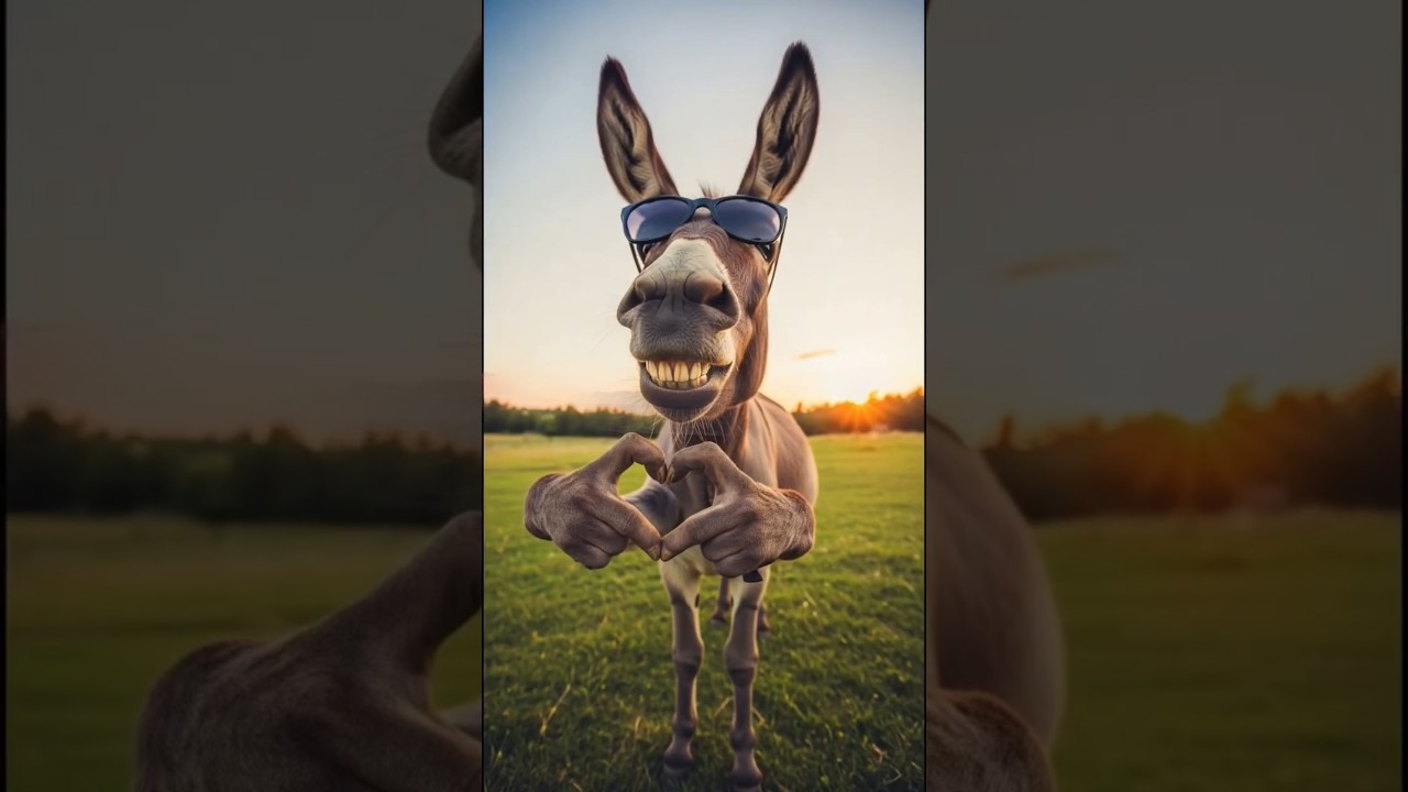 funny donkey 
