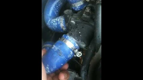 M20 silicone hose coolant leak