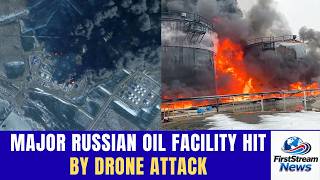 Ukraine Drone Strike Halts Russia Oil Terminal — Fires Erupt