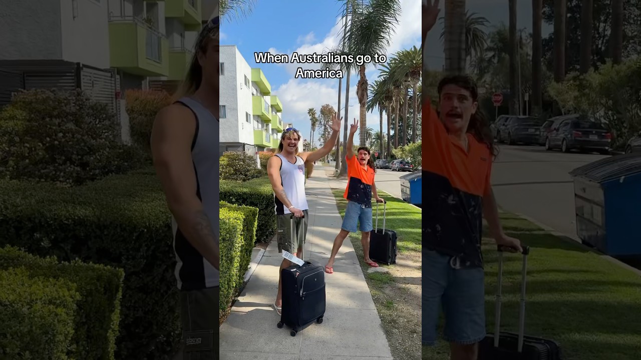 Когда австралийцы едут в Америку 😂 