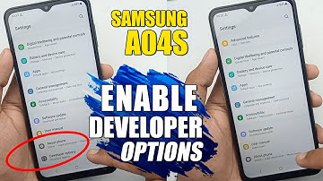 How To Enable Developer Options - Samsung Galaxy A04s