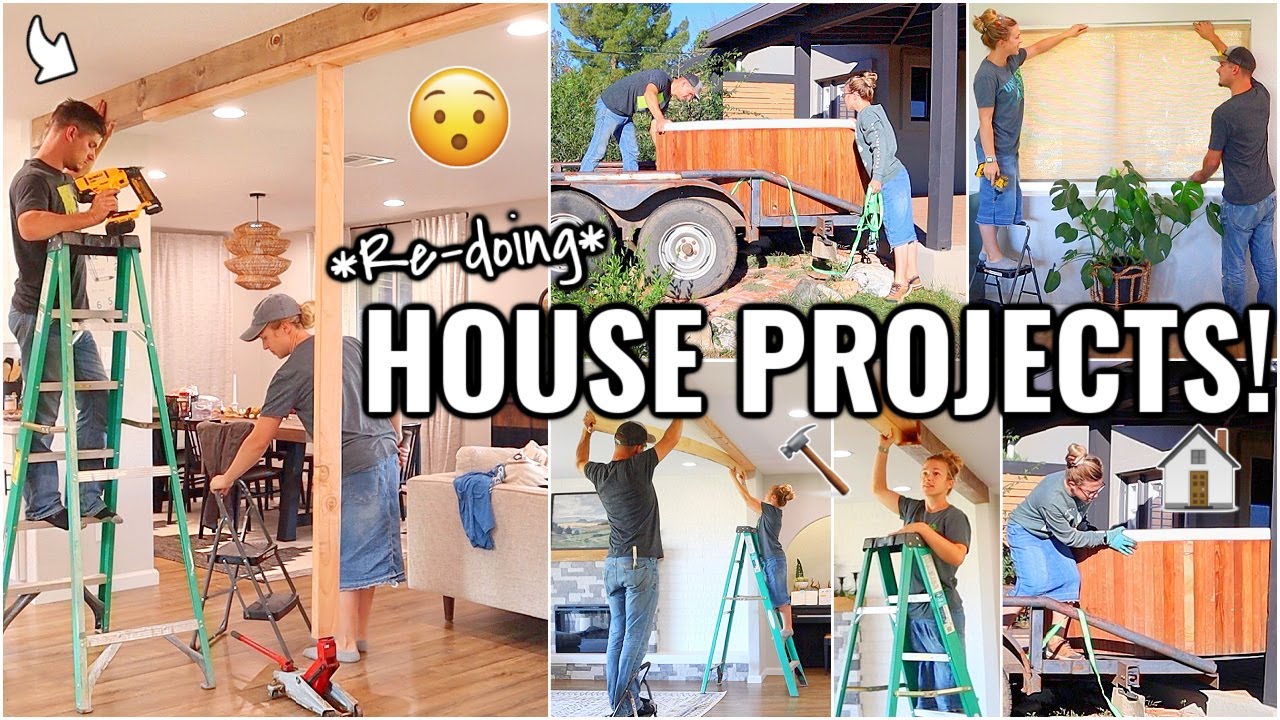 *NEW* HOUSE PROJECTS!!🏠 DIY HOME UPGRADES & SPEND THE DAY WITH US OUR