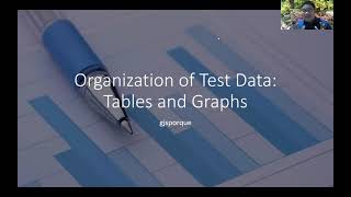 Organization of Test Data (Tables and Graphs)