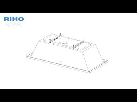 Установка ножек на ванны RIHO
