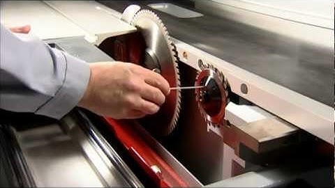 Altendorf Panel Saw Rapido Scoring System