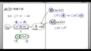 ｢電離平衡｣講義７：高校化学解説講義