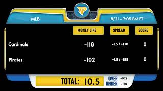St Louis Cardinals vs Pittsburgh Pirates 8/21/2023 無料のMLB予測、今日のMLBベッティングのヒント