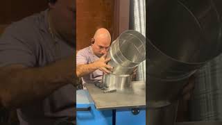 Fabricating an Aluminum Standing Seam Elbow at Queen City Sheet Metal Charlotte NC