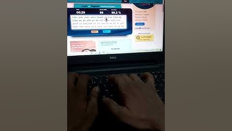 Typing master | speed touch typing speed 85 wpm, best online typing website, learn typing at home