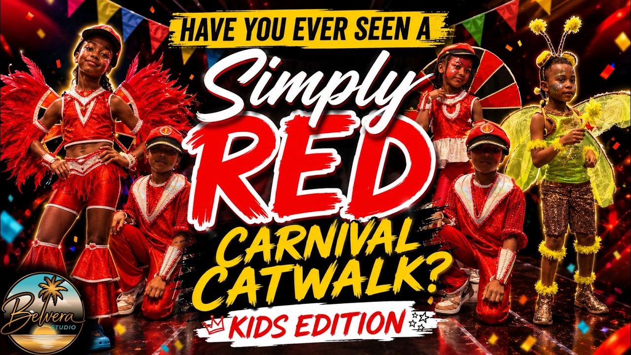 Soca Massive Simply Red Catwalk Kids Edition