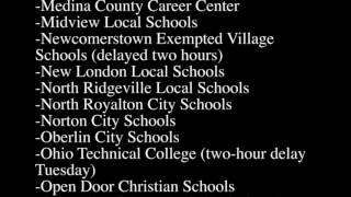 Northeast Ohio School Closings and Delays: March 14, 2017