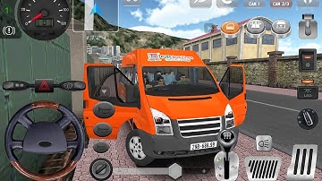 Real Ford Transit Game - FUTA Bus Driving 3D - Minibus Simulator Vietnam - Bus Android Gameplay