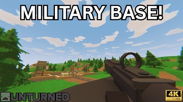 Raiding a Zombie Infested Military Base! - Nostalgic ＆ Relaxing Unturned Movie (No Commentary)