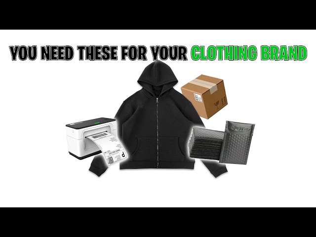 CLOTHING BRAND SUPPLIES YOU NEED BEFORE YOU START YOUR BRAND✂️📚 