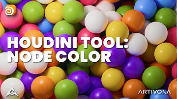 Houdini Tool | UNLIMITED NODE COLOR FOR BEAUTIFUL SCENES