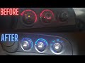 How to Install ANY COLOR LED on RSX Climate Control Lights