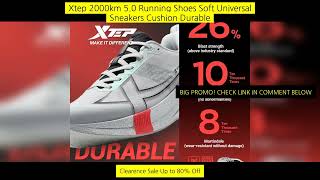 Xtep 2000Km 5.0 Running Shoes Soft Universal Sneakers Cushion Durable Jogging screenshot 4