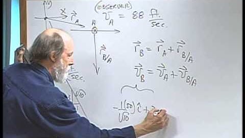 Math Engineering 212 - Section 7 - Relative Motion - Part 2