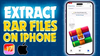 How to Extract RAR Files on iPhone | open rar files on iPhone | unzip file on iOS 17 of iPhone | screenshot 5
