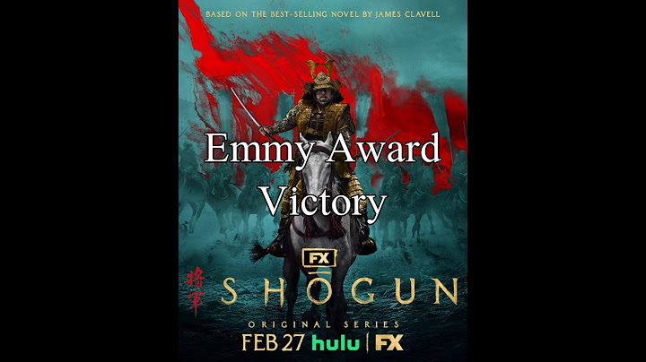 Shogun TV series won the Emmy Award Best TV Show 2024.