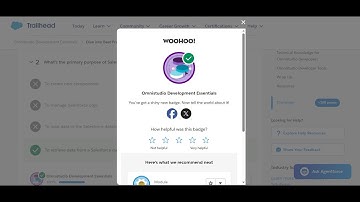 Omnistudio Development Essentials | Salesforce Trailhead | Quiz Solution