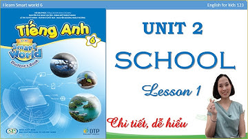 Smart world 6 Unit 2 SCHOOL lesson 1 - Ms Hồng Tâm