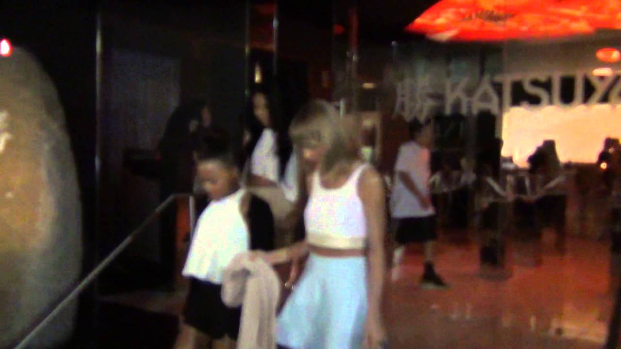 Taylor Swift and Serayah leave dinner at Katsuya @taylorswift13 @SerayahLove