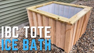 Transforming an IBC Tote into a Luxury Ice Bath  DIY Step by Step