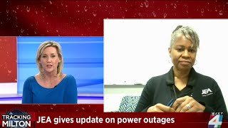 JEA COO says crews worked through night on power outages