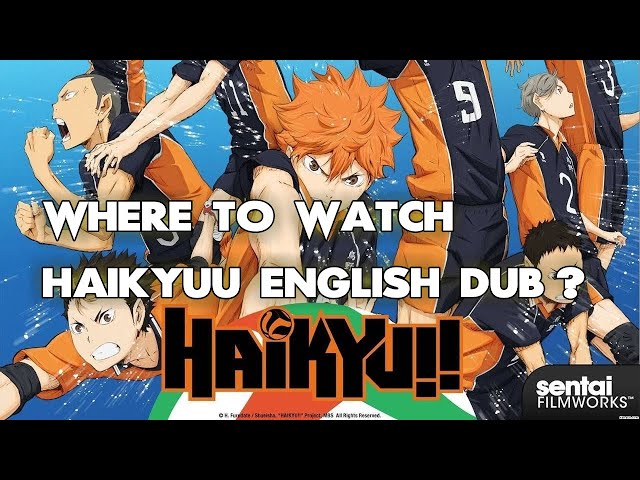 Watch Haikyu!!