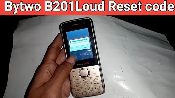 Bytwo b201 loud reset code