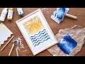 Make a sunrise linocut – DIY by Søstrene Grene