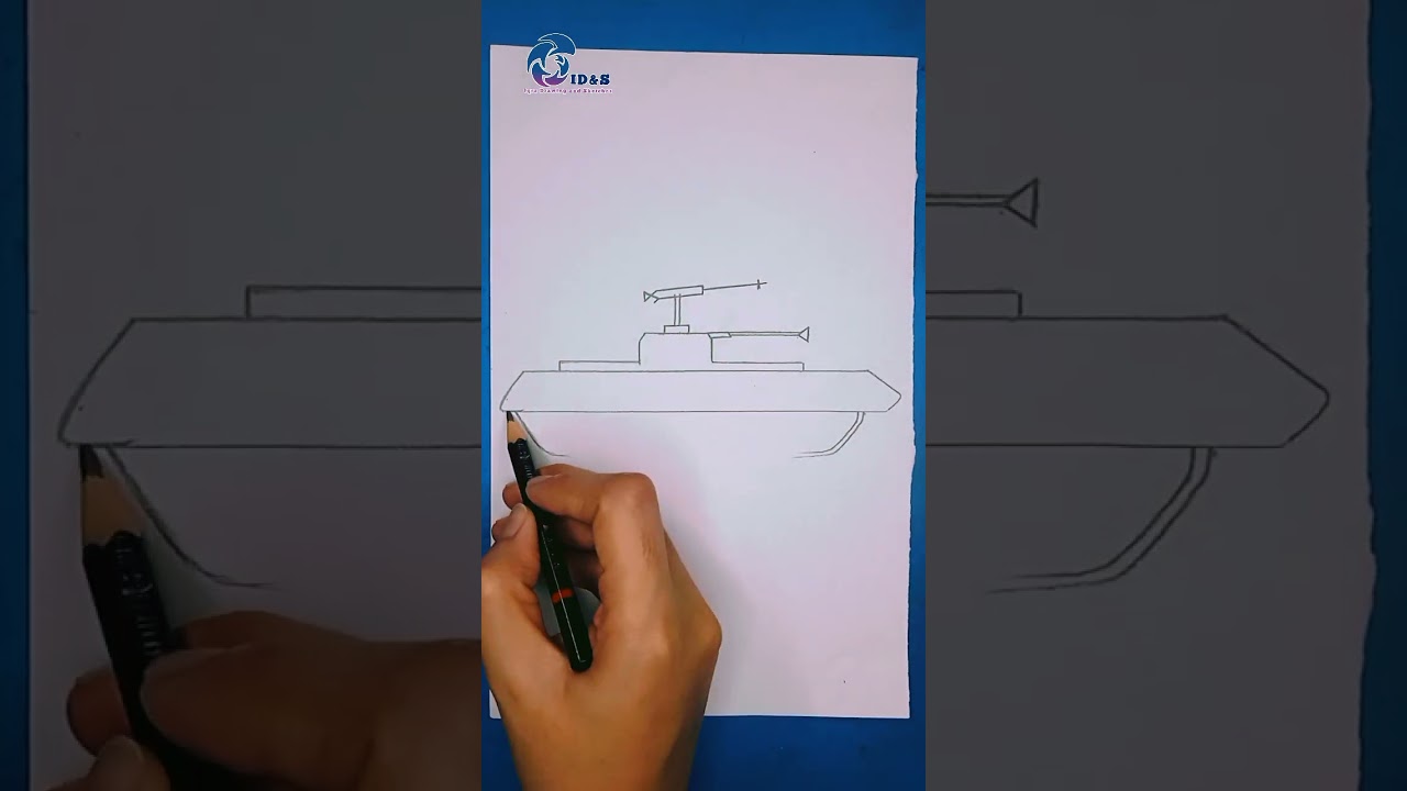 HOW TO DRAW A TANK EASY | DEFENCE DAY EASY DRAWING 