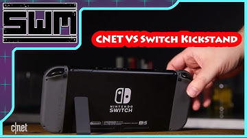 CNET Tries Out The Nintendo Switch Kickstand! Amazing Investigative Journalism!