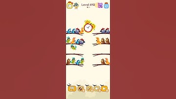 Bird sort color game level 642 #gameartdesign #gamedesign #gameplay #gamelevel #gaming #gameartwork