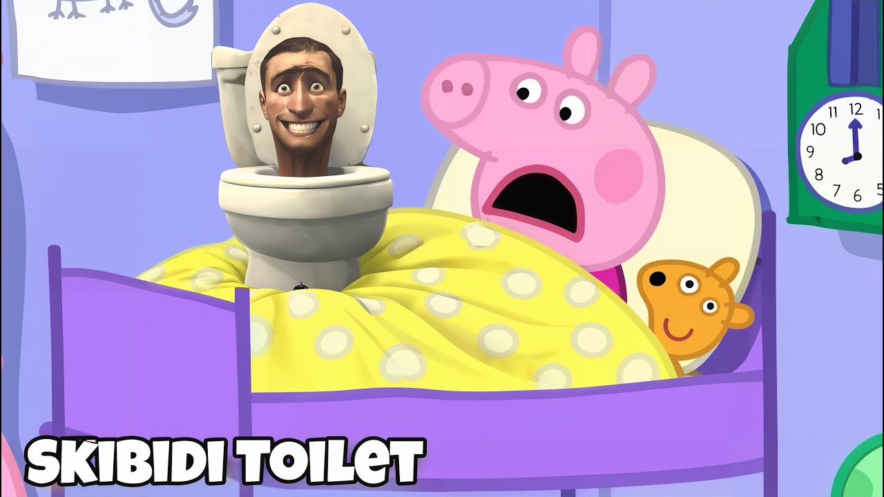 Skibidi Toilet Appears in Peppa Pig’s Room… Gone Wrong