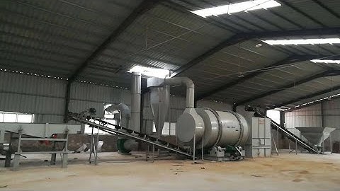 Quy trình sấy cát bằng máy sấy thùng quay DMCLINE