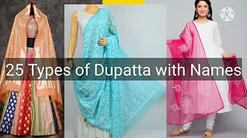 Different Types of Dupatta With Names 2021 | Dupattas For Girls/Women | #dupattas #trendygirlneeti