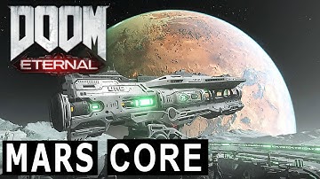 DOOM Eternal Mars Core Mission - Shoot A Hole In Mars