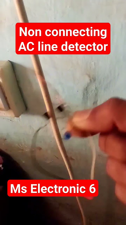 Non connecting AC line detector #Easy_home #diy #simple_project #magic_tester #wireless #tester