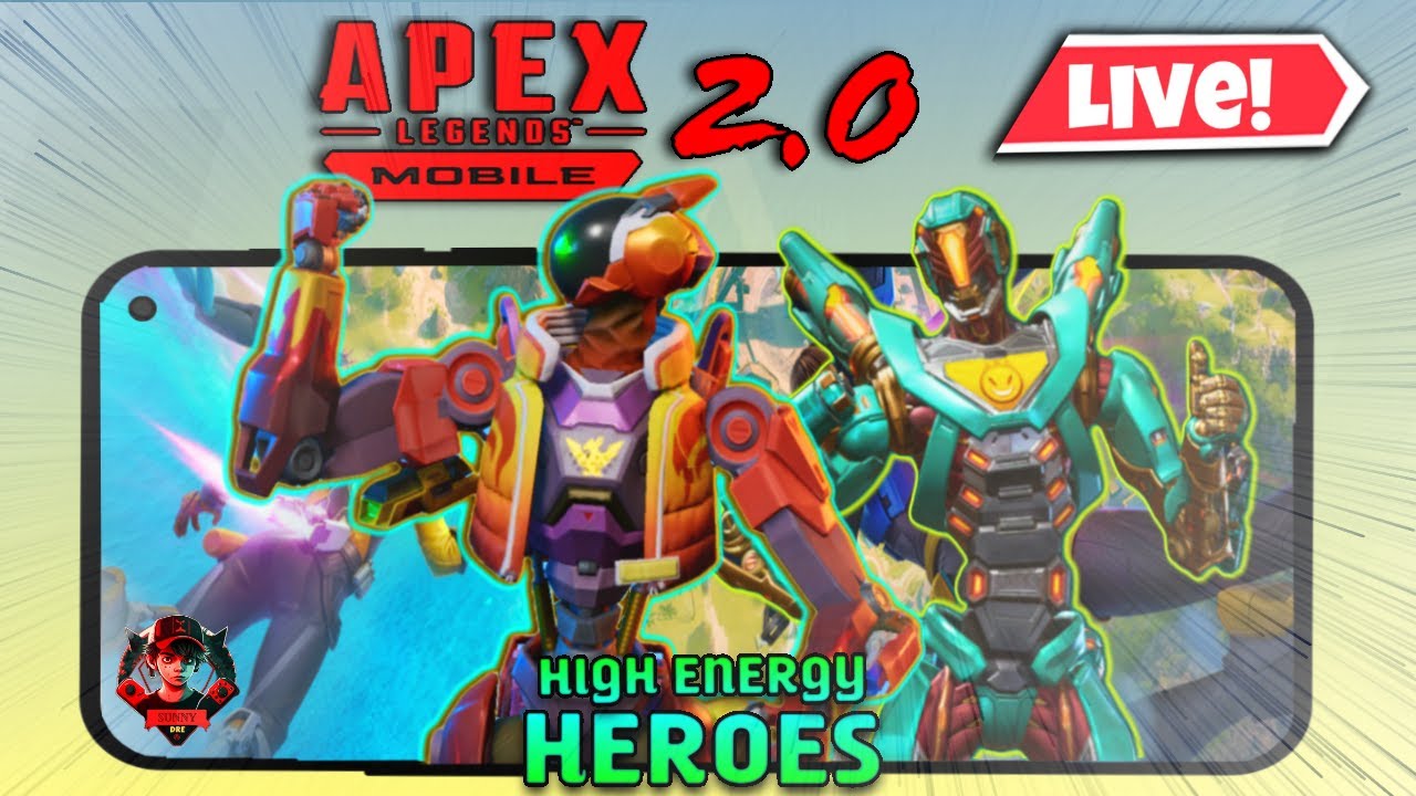 FPP MODE IN S2?? HIGH ENERGY HEROES LIVE STREAM | APEX LEGENDS MOBILE 2.0