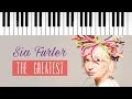 Sia The Greatest Feat Kendrick Lamar Piano Cover 