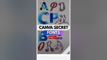 Canva secret font You didn
