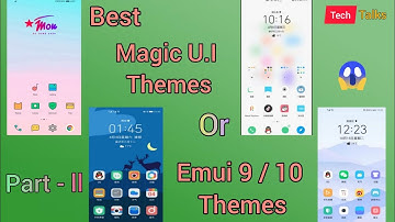 Top 4 Best Emui / Magic UI themes.