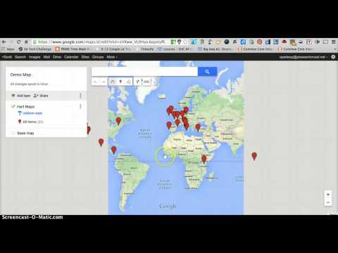 How To Import A Google Sheet To Google My Maps