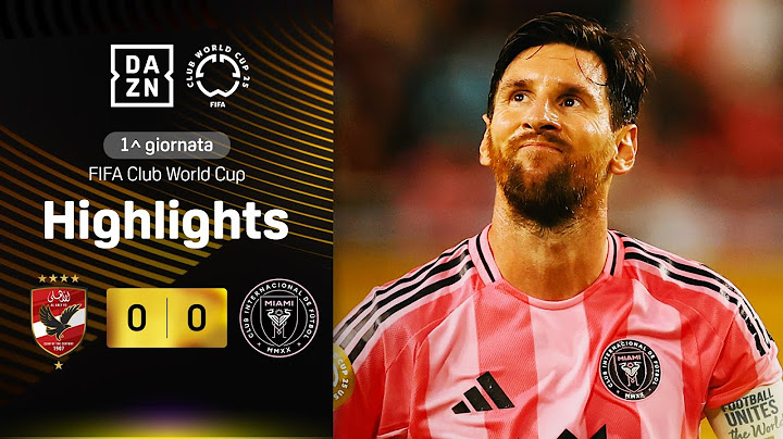MESSI regala solo l'illusione del GOL: Al Ahly-Inter Miami 0-0 | FIFA CWC | DAZN Highlights