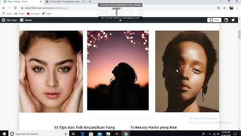 Presentasi Website Wordpress - UTS CONTENT MANAGEMENT SYSTEM