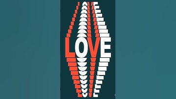 Create Stack text Effect in Adobe Illustrator #graphicdesign #illustrator #shorts #shortsvideo