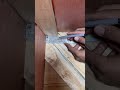 how to measure the position of wooden corner #working #works #woodworkingprojects #wood #diy #art